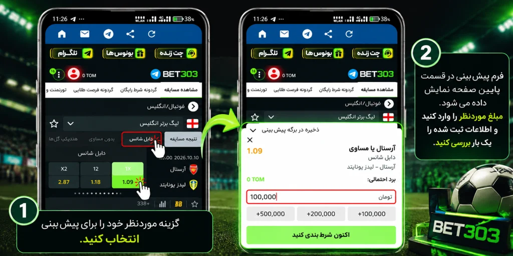 ثبت پیش بینی